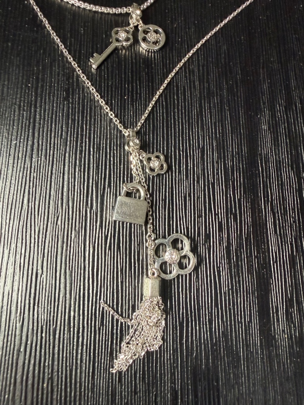 Henri Bendel Silver Charm Necklace - Picture 3 of 6